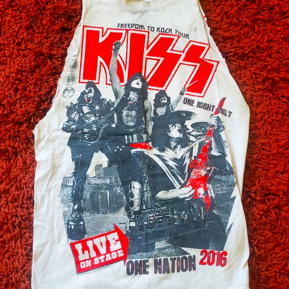 KISS 2019 tour tank top small